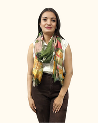 Vellon Micro Modal Print in Green