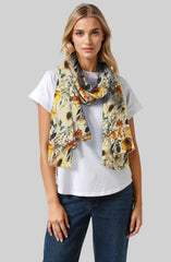 Vellon Micro Modal Print in Yellow