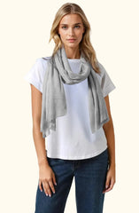 Whispers in Cotton: A Tale of Timeless Grace in Light Grey