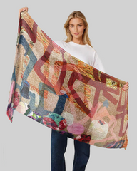 Vellon Micro Modal Print in Brown