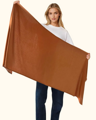 The Belmont Modal Reversible Scarf in Brown