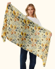 Vellon Micro Modal Print in Yellow