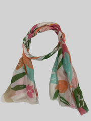 Whispers in Cotton: A Tale of Timeless Grace in Beige Floral Prints