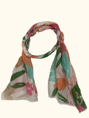 Whispers in Cotton: A Tale of Timeless Grace in Beige Floral Prints