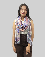 Vellon Micro Modal Print in Purple