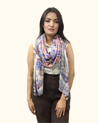 Vellon Micro Modal Print in Purple