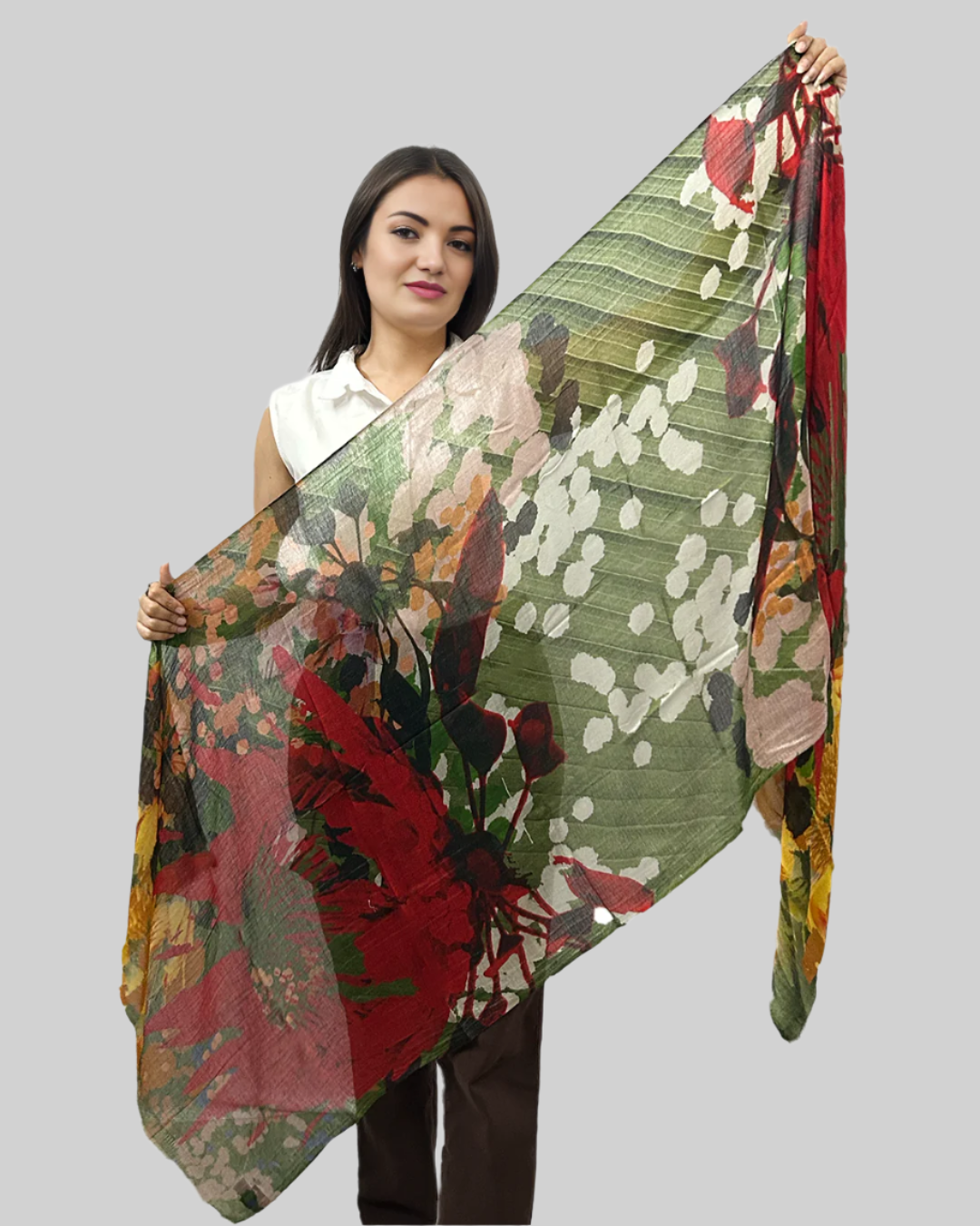 Vellon  Micro Modal Print  in Green