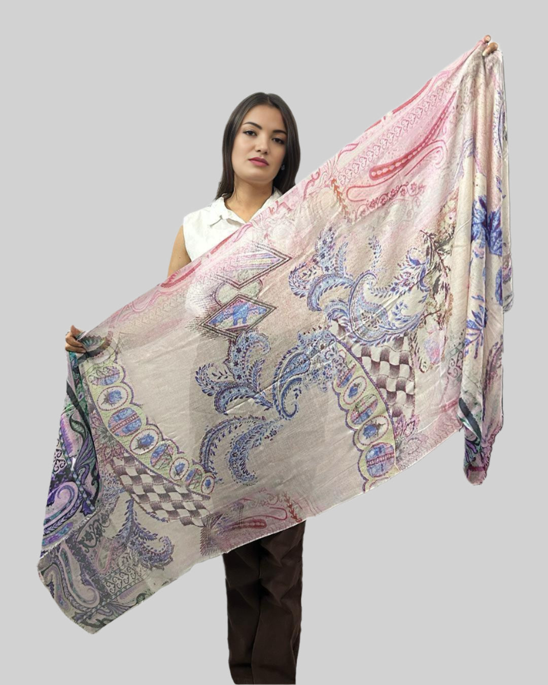 Vellon  Micro Modal Print  in Purple
