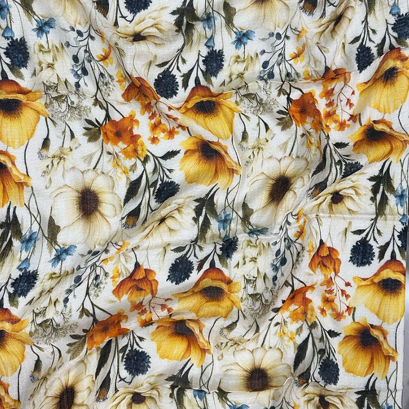 Vellon  Micro Modal Print  in Yellow